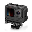 For GoPro HERO13 Black / HERO12 Black Dual Cold Shoes Frame Expansion PA Cage with Side Interface Cover - 2