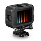 For GoPro HERO13 Black / HERO12 Black Dual Cold Shoes Frame Expansion PA Cage with Side Interface Cover - 3