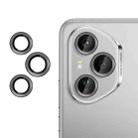 For Honor 400 Pro Global Kalebol No Flicker Ultra-Thin Individual Camera Lens Tempered Glass Film(Black) - 1