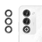For OPPO A5 4G / 5G Kalebol No Flicker Ultra-Thin Individual Camera Lens Tempered Glass Film(Black) - 1
