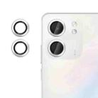 For OPPO A5X 4G Kalebol No Flicker Ultra-Thin Individual Camera Lens Tempered Glass Film(Silver) - 1
