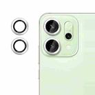 For OPPO Reno14 Kalebol No Flicker Ultra-Thin Individual Camera Lens Tempered Glass Film(Silver) - 1