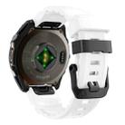 For Gamin 26mm Wild Trail Sport Silicone Watch Band(White) - 2