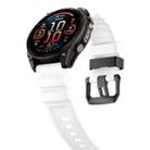 For Gamin 26mm Wild Trail Sport Silicone Watch Band(White) - 3