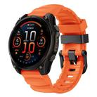 For Gamin 26mm Wild Trail Sport Silicone Watch Band(Orange) - 1