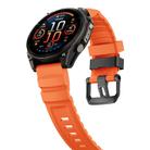 For Gamin 26mm Wild Trail Sport Silicone Watch Band(Orange) - 3