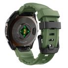 For Gamin 26mm Wild Trail Sport Silicone Watch Band(Olive Green) - 2