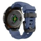 For Gamin 22mm Wild Trail Sport Silicone Watch Band(Ocean Blue) - 2