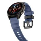 For Gamin 22mm Wild Trail Sport Silicone Watch Band(Ocean Blue) - 3