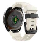 For Gamin 22mm Wild Trail Sport Silicone Watch Band(Starlight) - 2