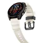 For Gamin 22mm Wild Trail Sport Silicone Watch Band(Starlight) - 3