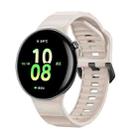 For Honor Watch Fit Black Buckle Single Color Silicone Watch Band(Starlight) - 1