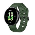 For Honor Watch Fit Black Buckle Single Color Silicone Watch Band(Wilderness Green) - 1
