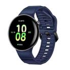 For Honor Watch Fit Black Buckle Single Color Silicone Watch Band(Raw Blue) - 1