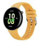 For Honor Watch Fit Breathable Silicone Watch Band(Yellow) - 1