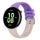 For Honor Watch Fit Breathable Silicone Watch Band(Starlight Purple) - 1