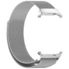 For Samsung Galaxy Watch 8 40 / 44mm Milan Magnetic Stainless Steel Watch Band(Silver) - 3