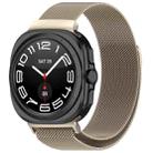 For Samsung Galaxy Watch 8 40 / 44mm Milan Magnetic Stainless Steel Watch Band(Starlight) - 1