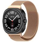 For Samsung Galaxy Watch 8 40 / 44mm Milan Magnetic Stainless Steel Watch Band(Rose Gold) - 1
