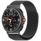 For Samsung Galaxy Watch8 / Watch8 Classic Milan Magnetic Stainless Steel Watch Band(Titanium Gray) - 1