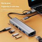 2501 RJ45 Gigabit Network Card Converter USB-C / USB to Ethernet Adapter - 3
