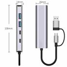 2503 Gigabit RJ45, 2 x USB3.2, USB-C2.0, USB-C3.2, DC5V 6 in 1 Docking Station USB / Type-C Hub - 3
