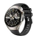 For Huawei Watch 5 46mm Vertical Silicone Watch Band(Black) - 1