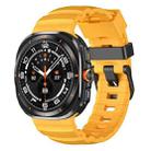 For Samsung Galaxy Watch Ultra 47mm Wild Trail Silicone Sports Watch Band(Yellow) - 1