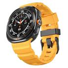 For Samsung Galaxy Watch Ultra 47mm Wild Trail Silicone Sports Watch Band(Yellow) - 3