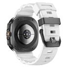 For Samsung Galaxy Watch Ultra 47mm Wild Trail Silicone Sports Watch Band(White) - 2