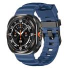 For Samsung Galaxy Watch Ultra 47mm Wild Trail Silicone Sports Watch Band(Blue) - 1