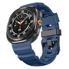 For Samsung Galaxy Watch Ultra 47mm Wild Trail Silicone Sports Watch Band(Blue) - 3
