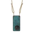 For OnePlus 13 Vintage Leather PC Back Cover Phone Case with Crossbody Strap(Green) - 3