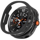 For Samsung Galaxy Watch 8 Classic / Ultra 2  Half Coverage Hollow PC Watch Case(Black) - 1