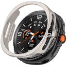 For Samsung Galaxy Watch 8 Classic / Ultra 2  Half Coverage Hollow PC Watch Case(Starlight) - 1