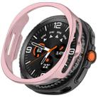 For Samsung Galaxy Watch 8 Classic / Ultra 2  Half Coverage Hollow PC Watch Case(Rose Pink) - 1