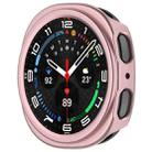 For Samsung Galaxy Watch 8 40mm Half Coverage Hollow PC Watch Case(Rose Pink) - 2