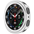For Samsung Galaxy Watch 8 44mm Half Coverage Hollow PC Watch Case(Silver) - 2