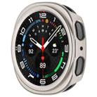 For Samsung Galaxy Watch 8 44mm Half Coverage Hollow PC Watch Case(Starlight) - 2