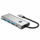 2425 7 In 1 Type-C Hub USB 3.0 PD 100W 4K HD Adapter For Laptops - 3