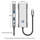 2426 One-Key Screen Off Type-C to 2 x USB3.2, HD, PD100W, 2 x USB-C3.2 HUB - 3