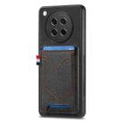 For OPPO Find X8s Denim Texture Leather Skin Phone Case with Card Slot(Black) - 1