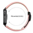 For Huawei Watch Fit 4 / Fit 4 Pro / Fit 3 Lychee Texture Black Turtle Back Buckle Leather Watch Band(Pink) - 3
