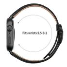 For Huawei Watch Fit 4 / Fit 4 Pro / Fit 3 Lychee Texture Black Turtle Back Buckle Leather Watch Band(Black) - 3