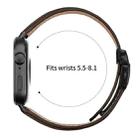 For Huawei Watch Fit 4 / Fit 4 Pro / Fit 3 Lychee Texture Black Turtle Back Buckle Leather Watch Band(Coffee Color) - 3