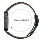 For Huawei Watch Fit 4 / Fit 4 Pro / Fit 3 Lychee Texture Black Turtle Back Buckle Leather Watch Band(Green) - 3