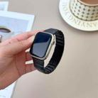 For Apple Watch 46mm / 49mm / 45mm / 44mm Curved Side Detachable Stainless Steel Watch Band(Black) - 2