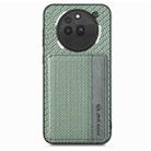 For Nothing Phone 3a Pro Carbon Fiber Magnetic Card Bag Phone Case(Green) - 2
