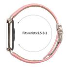 For Xiaomi Smart Bnad 9 Pro / Redmi Watch 5 Lychee Texture Starlight Turtle Back Buckle Leather Watch Band(Pink) - 3