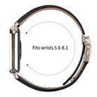 For Xiaomi Smart Bnad 9 Pro / Redmi Watch 5 Lychee Texture Starlight Turtle Back Buckle Leather Watch Band(Black) - 3